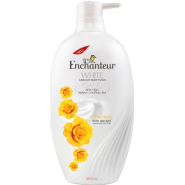 ENCHANTEUR_ Sữa tắm trắng và dưỡng ẩm Enchanteur Charming white creamy body wash 650gr