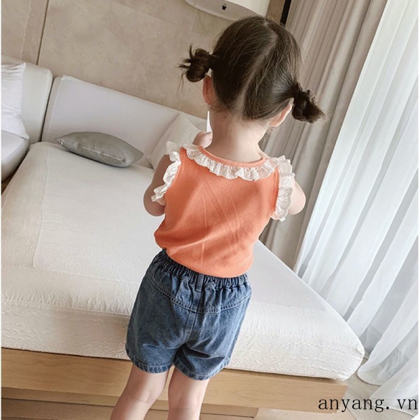 [Mã FASHIONCB264 giảm 10K đơn bất kỳ] Áo Sát Nách 100% Cotton Cho Bé Gái