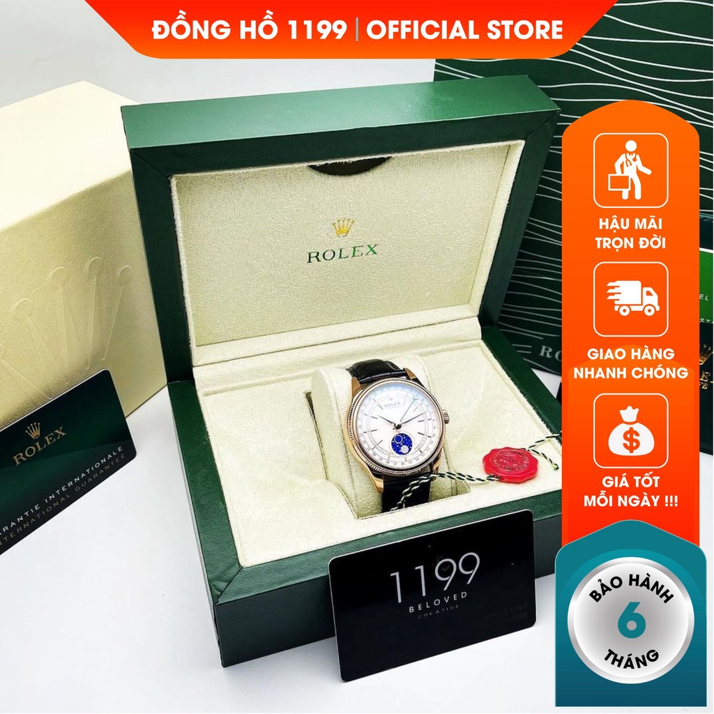 Đồng hồ cơ nam dây da tự động chống nước chống xước tốt chất liệu cao cấp bền bỉ bảo hành 6 tháng 50535 - 1199 Watches | BigBuy360 - bigbuy360.vn