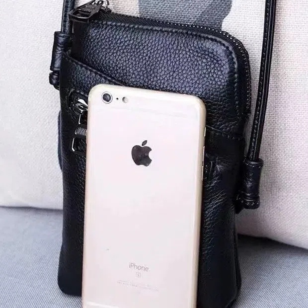 Túi Da pu Đeo Vai Đựng Điện Thoại Có Khóa Kéo Thời Trang Mới 2022 Cho Nữ fna240