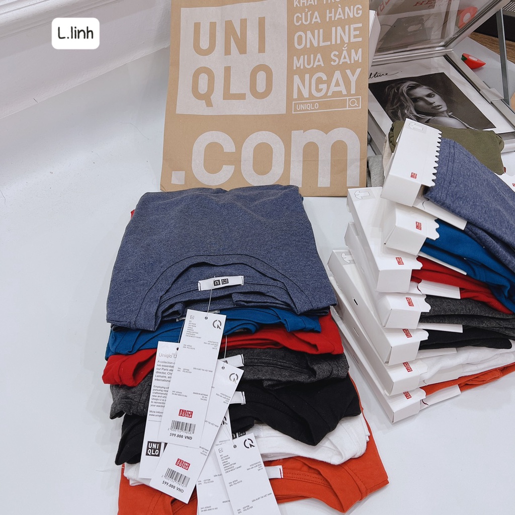 [Mã FAMARAL1 giảm 10K đơn 50K] ÁO PHÔNG UNI BASIC CỔ TRÒN