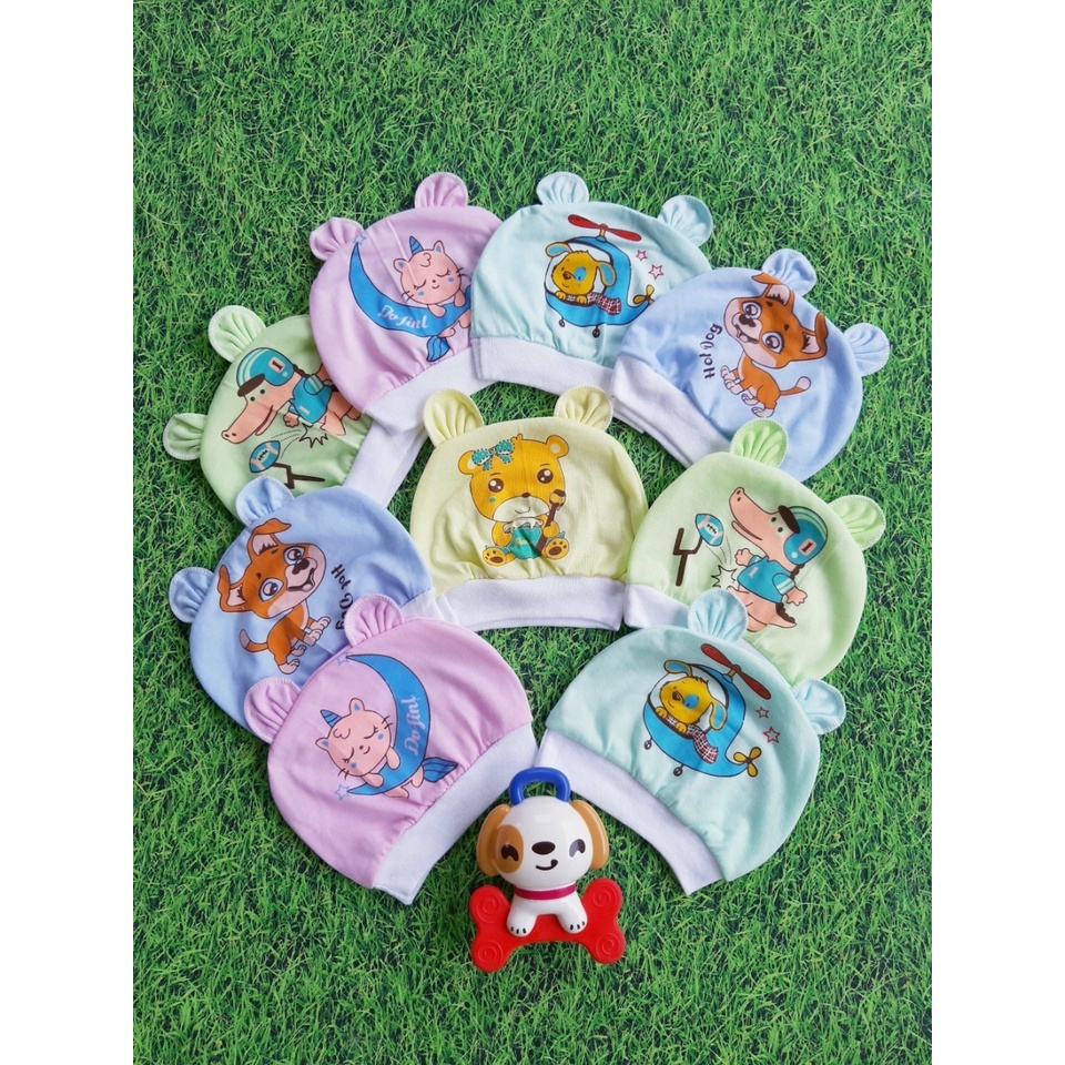(Sỉ -lẻ) Mũ sơ sinh cotton mềm cho bé