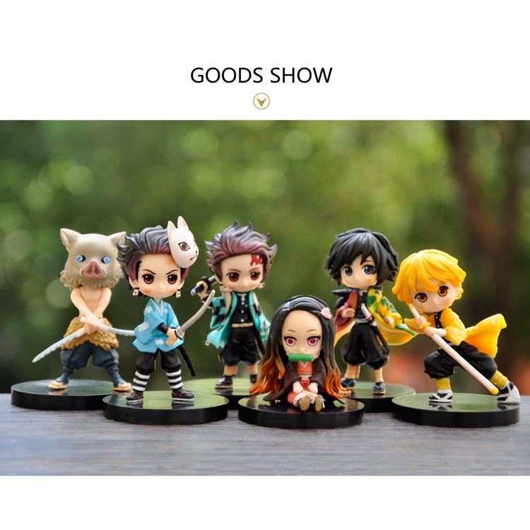 Mô hình Tanjiro Tanjirou Nezuko Inosuke Zenitsu Tomioka Giyuu Kimetsu no Yaiba Demon Slayer Thanh Gươm Diệt Quỷ Cứu Nhân