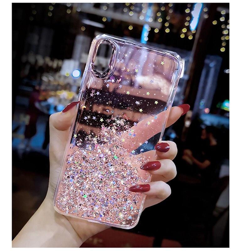 Ốp điện thoại dẻo phối kim tuyến long lanh cho Vivo 1901 1902 1903 1904 1905 1906 1907 1909