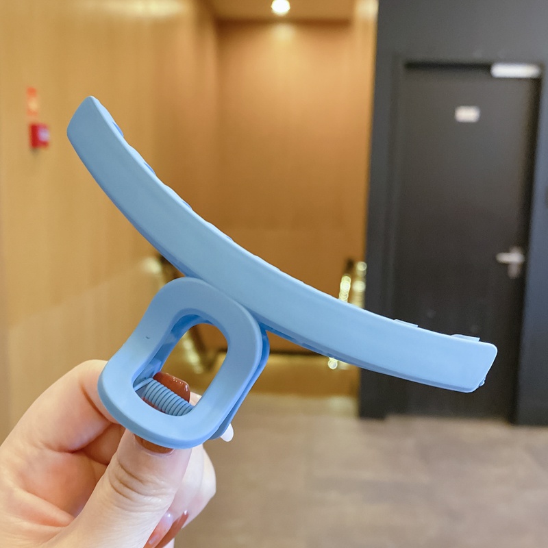 Kẹp Tóc Acrylic Màu Xanh Dương Thời Trang Hàn Quốc Cho Nữ