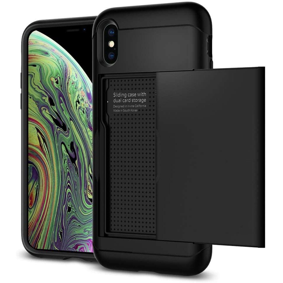 SPIGEN Ốp Điện Thoại Kiểu Giáp Mỏng Cho iPhone 13 Pro MAX 12 Mini 11 Pro XS MAX XR X 6 6s 7 8 Plus SE 2020 5 5s