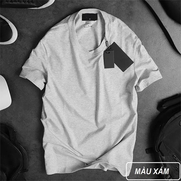 Áo phông trơn vải cotton cổ tròn) siêu đẹp giảm sâu | BigBuy360 - bigbuy360.vn