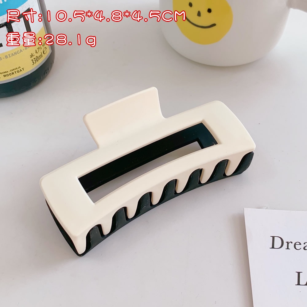 Kẹp Tóc Cỡ Lớn Màu Sắc Ngọt Ngào Phong Cách Vintage Thời Trang