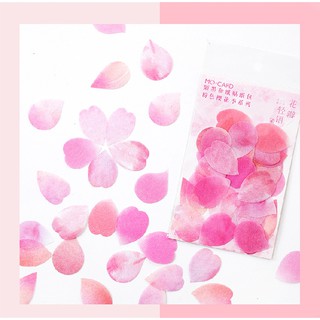 [06-005] Momo - Túi sticker DIY trang trí hoa anh đào sakura 8 mẫu