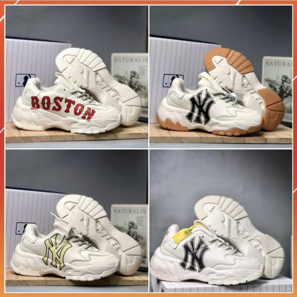 Giày MLB boston độn đế tăng chiều cao thể thao sneaker Hot Trend [Full box, Full bill]