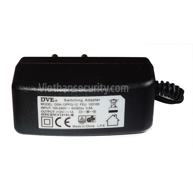 Adaptor DVE 12V-1A chính hãng điện áp cực khoẻ, jack cắm chắc chắn chuyên dùng cho camera | BigBuy360 - bigbuy360.vn