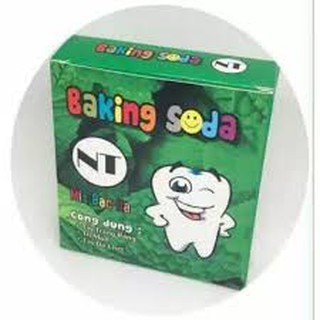 Trắng răng tự nhiên Baking Soda mix Bạc Hà