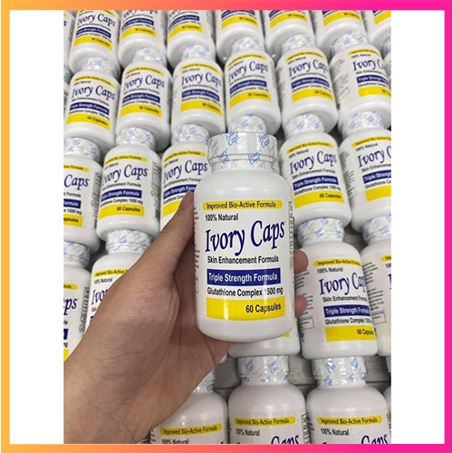 Viên Uống Trắng Da Ivory Caps Bổ Sung Glutathione, Giảm Nám Tàn Nhang