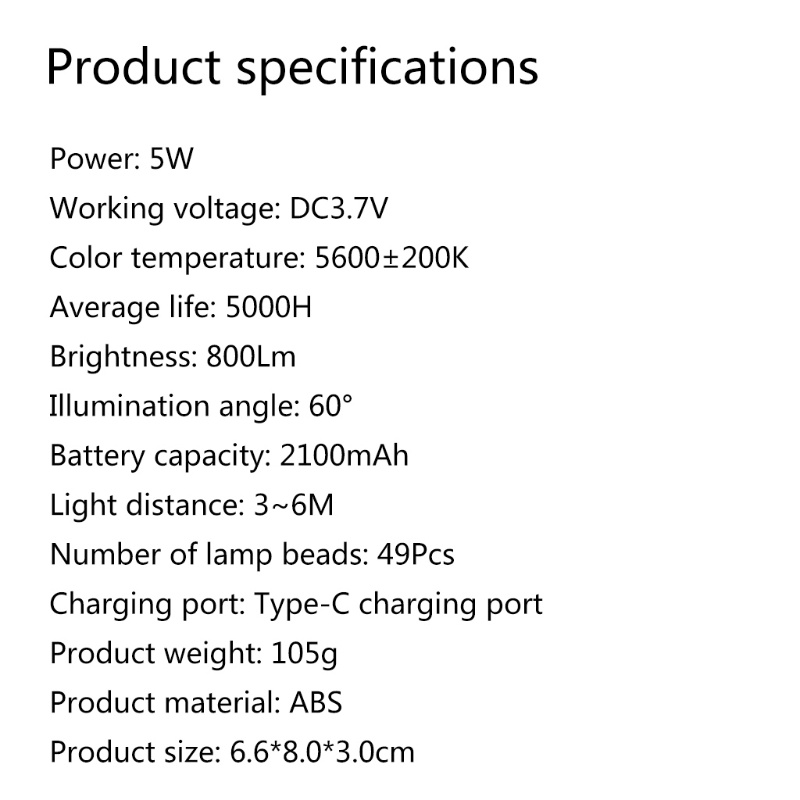 Đèn LED Trợ Sáng Chụp Ảnh Kèm 3 Đế Lạnh Và 49 Đèn LED 5600 ± 200K Se