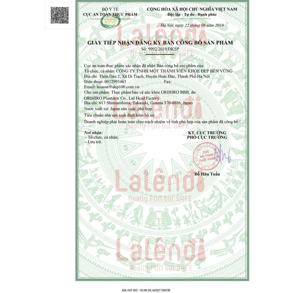 Viên uống nở ngực BBB Orihiro Nhật Bản 300 viên | Rendi Store