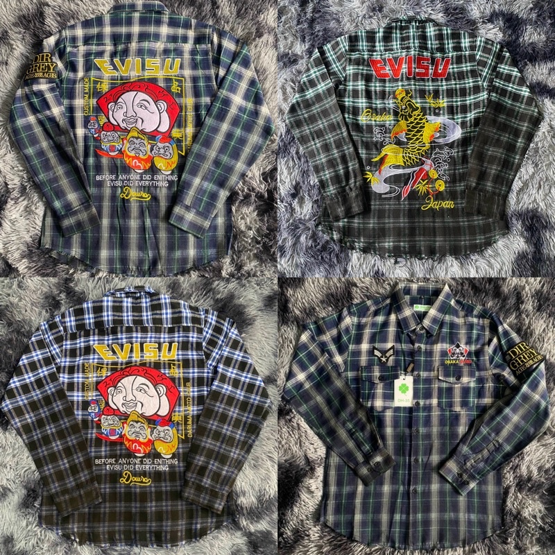 Sơ Mi Thêu Evisu
