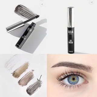 Gel chuốt mày AOA Go Brow màu Dark Brown