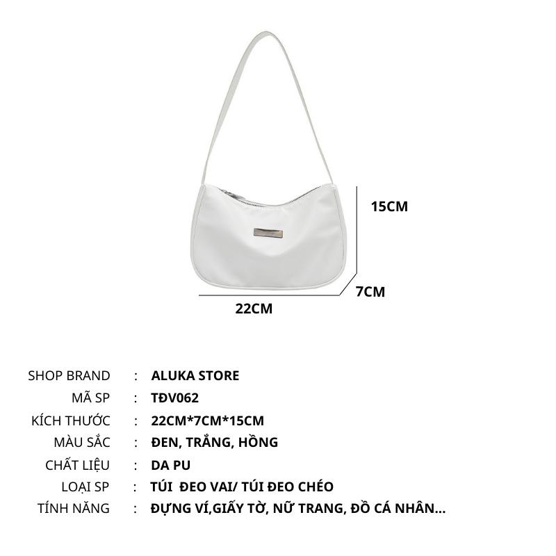 Túi đeo vai đeo chéo nữ da mềm sang trọng công sở dễ phối đồ phong cách Hàn Quốc hothit OLUKA STORE TĐV062