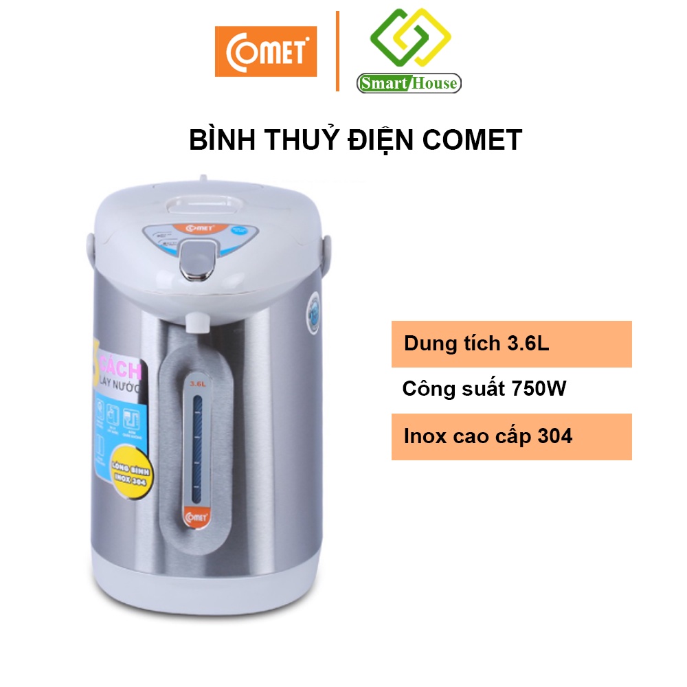 Bình thuỷ điện dung tích 3.6L Comet CM3216