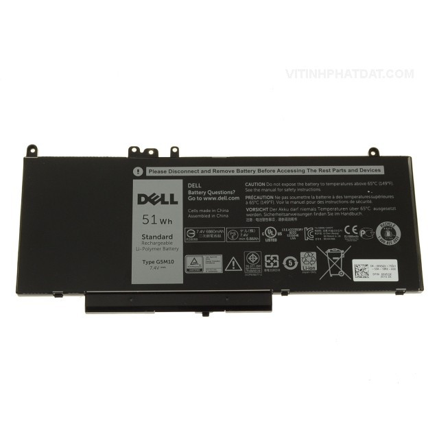Pin laptop Dell Latitude G5M10 hư