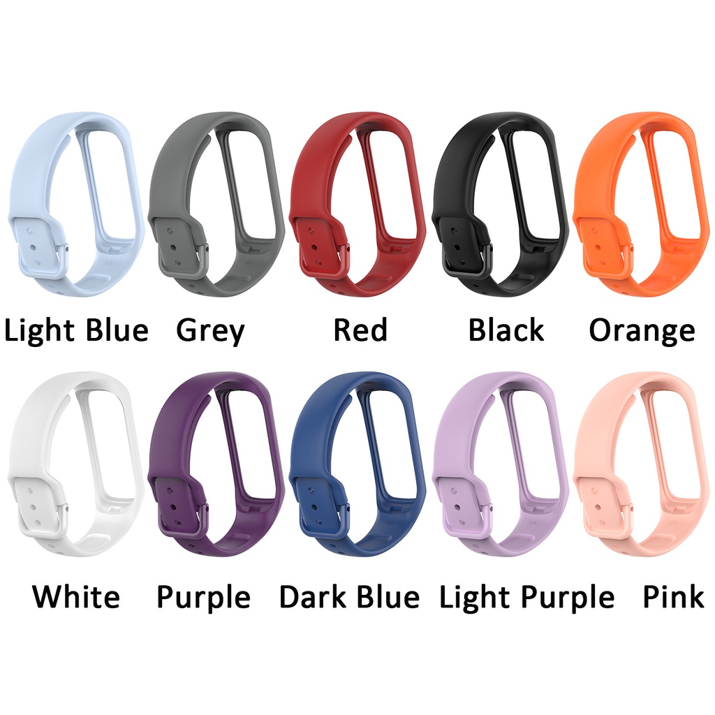 Dây đồng hồ thể thao thông minh bằng silicon phù hợp nam nữ dành cho Samsung Galaxy Fit 2 SM-R220