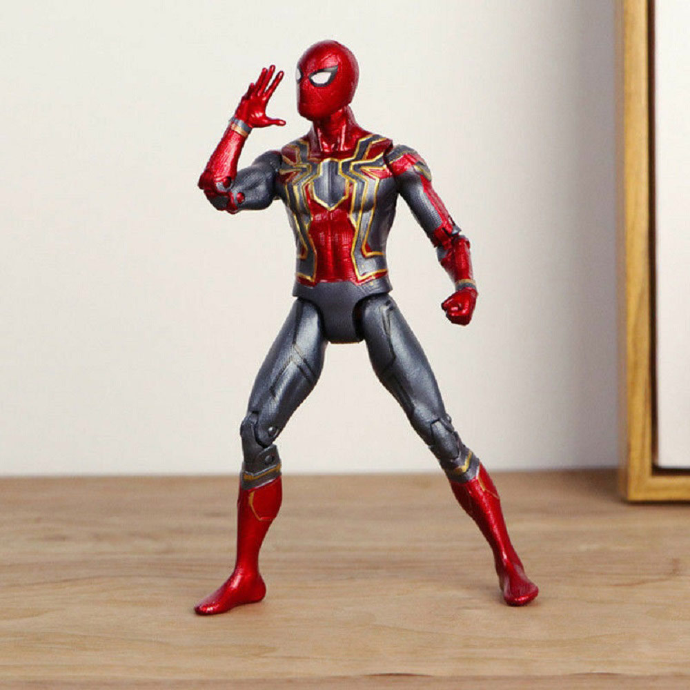 Details about  Avengers 3 Infinity War Iron Spiderman 6" Spider-Man Action Figure Toys Gifts UK