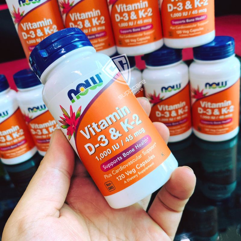 VITAMIN D3K2 HỖ TRỢ TĂNG ĐỀ KHÁNG VÀ SỨC KHOẺ XƯƠNG KHỚP