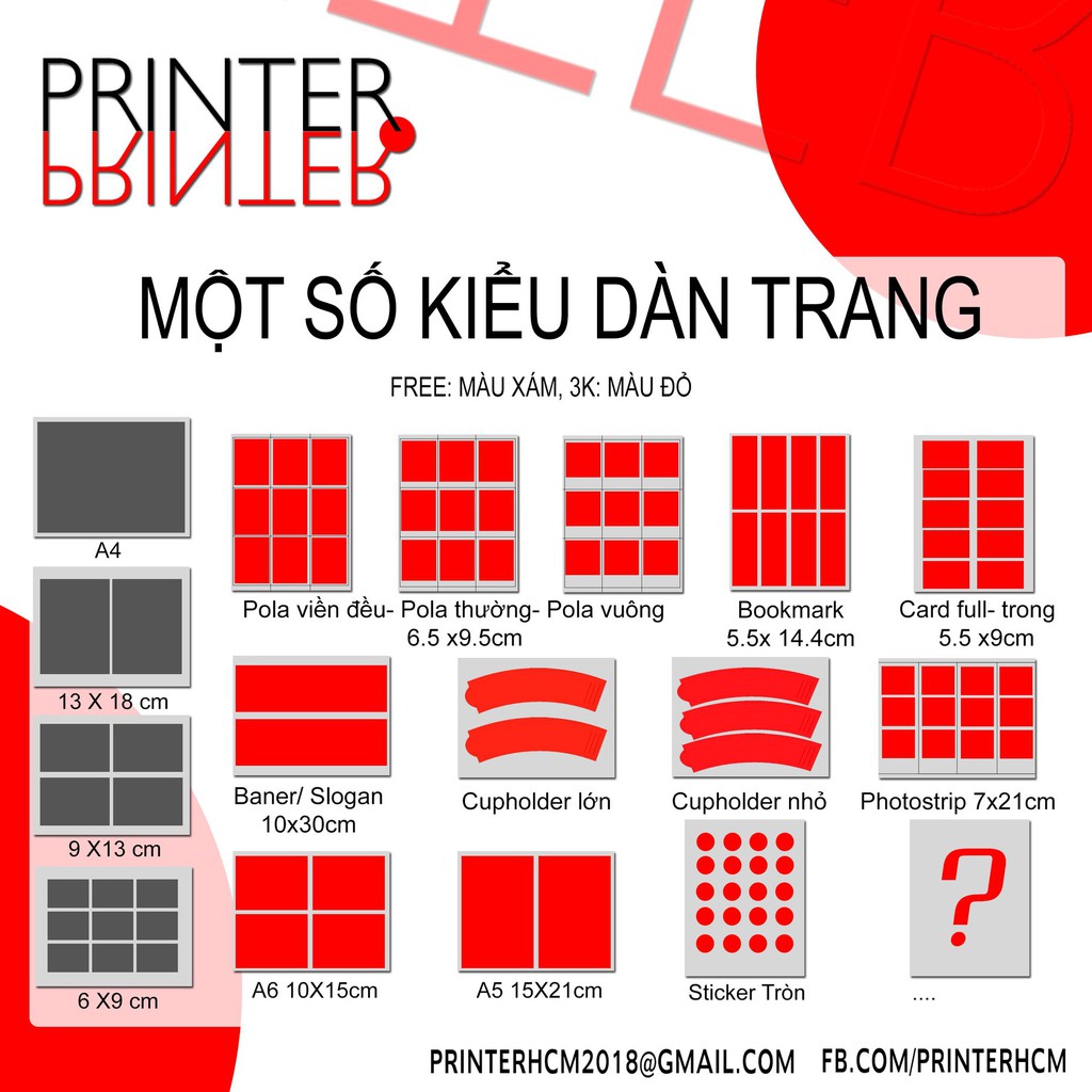 10 tờ A4 in theo yêu cầu
