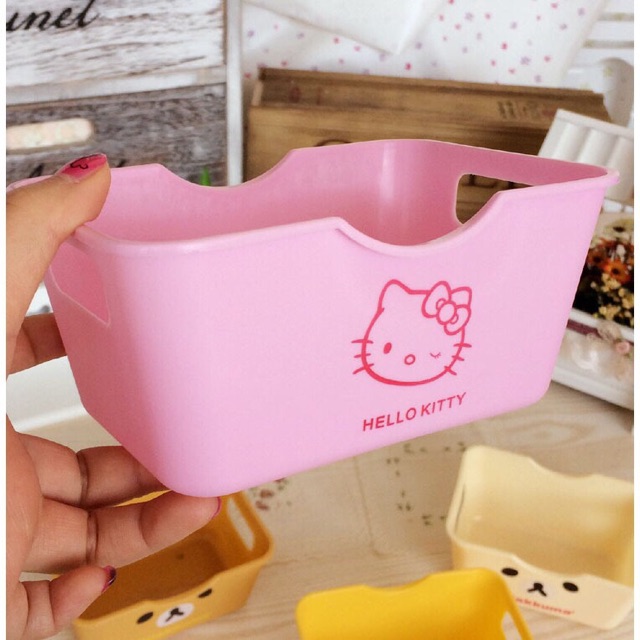 Khay nhựa mini Hello Kitty