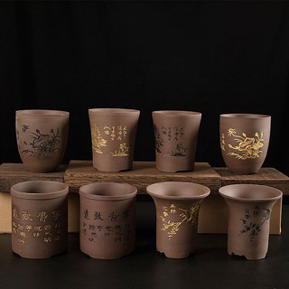 Chậu cây Bonsai bằng gốm thiết kế cổ điển có tay cầm tiện dụng