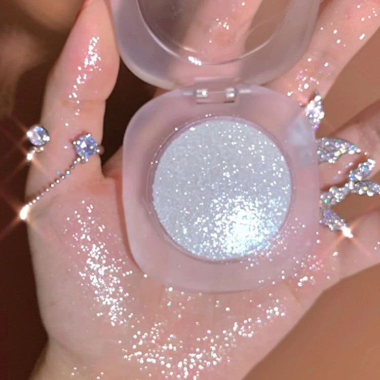 high quality waterproof Super shiny mashed potato highlighter，applied to the face and body，4 color brighten Diamond Highlight Gel