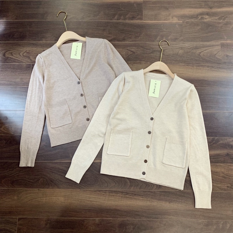ÁO CADIGAN LEN MỊN DÀY DẶN CÓ TÚI - AK523 | BigBuy360 - bigbuy360.vn
