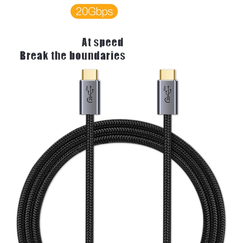 Dây Cáp Sạc Nhanh PD3.1 100W USB Type C 3.2 thunderbolt 20Gbps / 10Gbps truyền hình ảnh tốc độ 4K