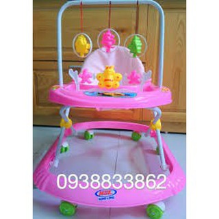 XE TẬP ĐI CHO BÉ MÀU HỒNG SONG LONG3 BiBi Mart VN