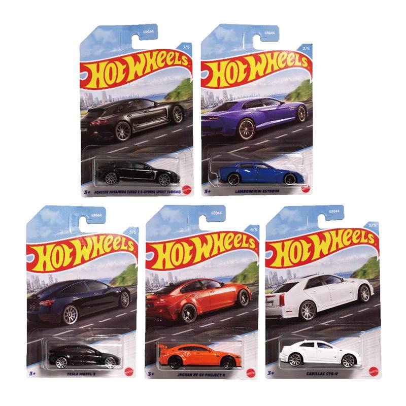 Hot Wheels Bộ 5 Xe Hơi Mercedes Ford Mustang Nissan McLaren Tỉ Lệ 1/64