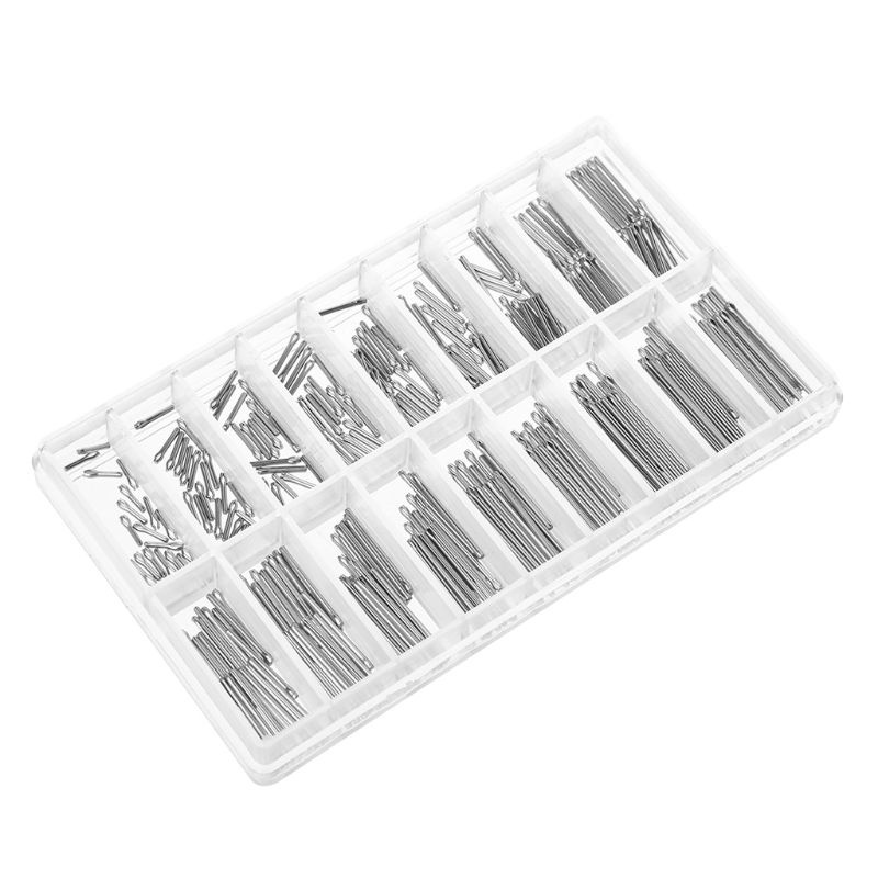 1 Set Chốt Đồng Hồ Đeo Tay Đường Kính 1mm Bằng Thép Không Gỉ Nhiều Kích Thước Chuyên Dụng