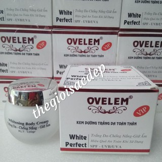 Kem ovelem trắng da toàn thân 120g
