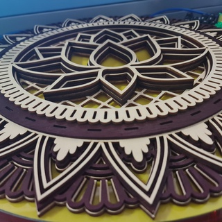 Đèn hào quang trang trí bàn thờ 3D_HQ3D01