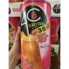 BỘT PHA NƯỚC TRÁI CÂY 4C ICED TEA RASPBERRY VỊ MÂM XÔI 2,34kg