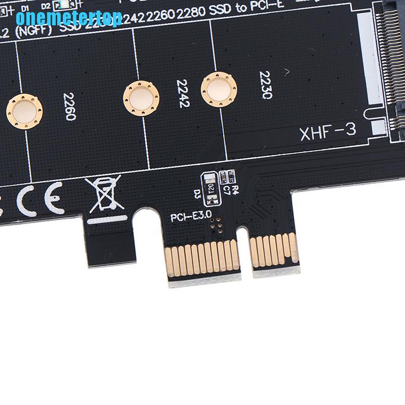 Bộ Chuyển Đổi Pcie Sang M2 Pci Express 3.0 X1 Sang Nvme Ssd Hỗ Trợ Hỗ Trợ 2230 2242 2260