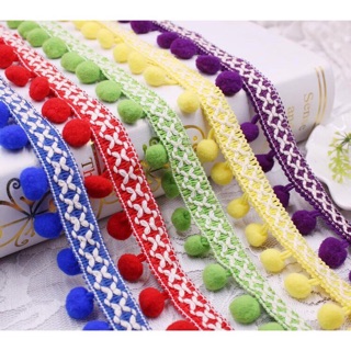100cm PomPom Ren - pompom làm dép handmade- dép handmade- pompom thủ công - pompom dây