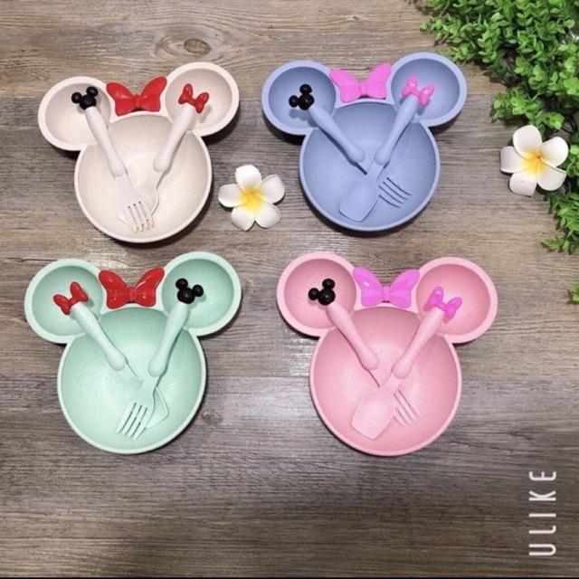 Bộ bát thìa dĩa Micky