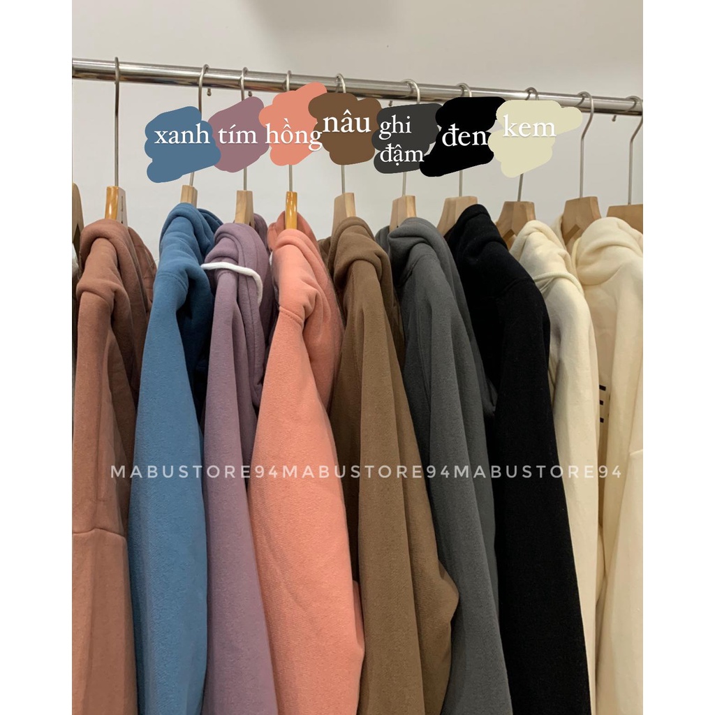Áo hoodie nỉ bông dày dặn kiểu dáng hàn quốc