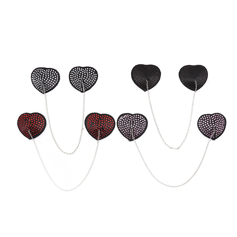 Mới Miếng Dán Ngực Đính Kim Sa Hình Trái Tim Gợi Cảm