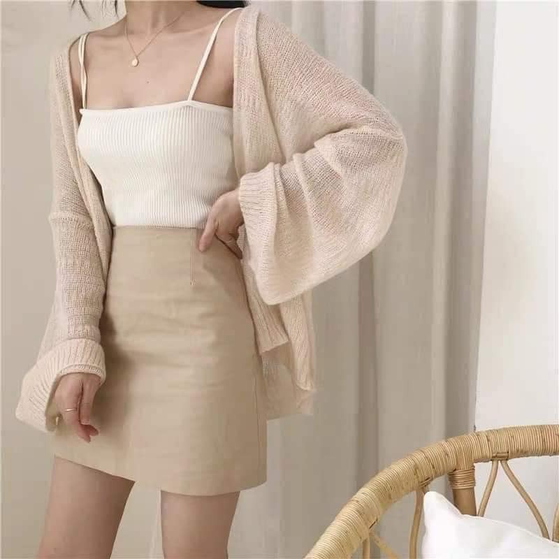 [Mã SKAMCLU7 giảm 10% tối đa 50K đơn 0Đ] Áo cardigan len mỏng_CHIBEST_QC031 | BigBuy360 - bigbuy360.vn