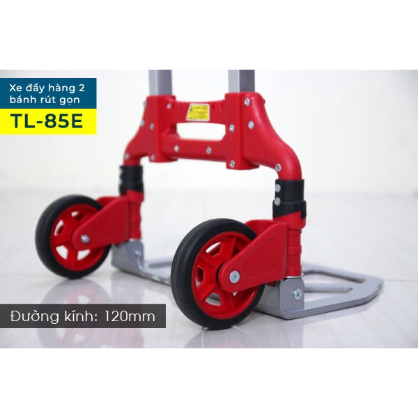 Xe đẩy hàng kéo hàng 2 bánh gấp gọn nhập khẩu chở 80kg Advindeq TL-85E  siêu nhẹ xách tay bảo hành 1 năm