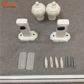 Combo thanh treo và phụ kiện rèm VPLUS lắp cho vải rèm may ore, làm nhiều kích thước