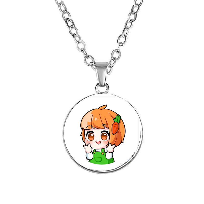 Vòng cổ in hình HERO TEAM ver Mắt tròn xoe mẫu tiện lợi xinh xắn độc đáo