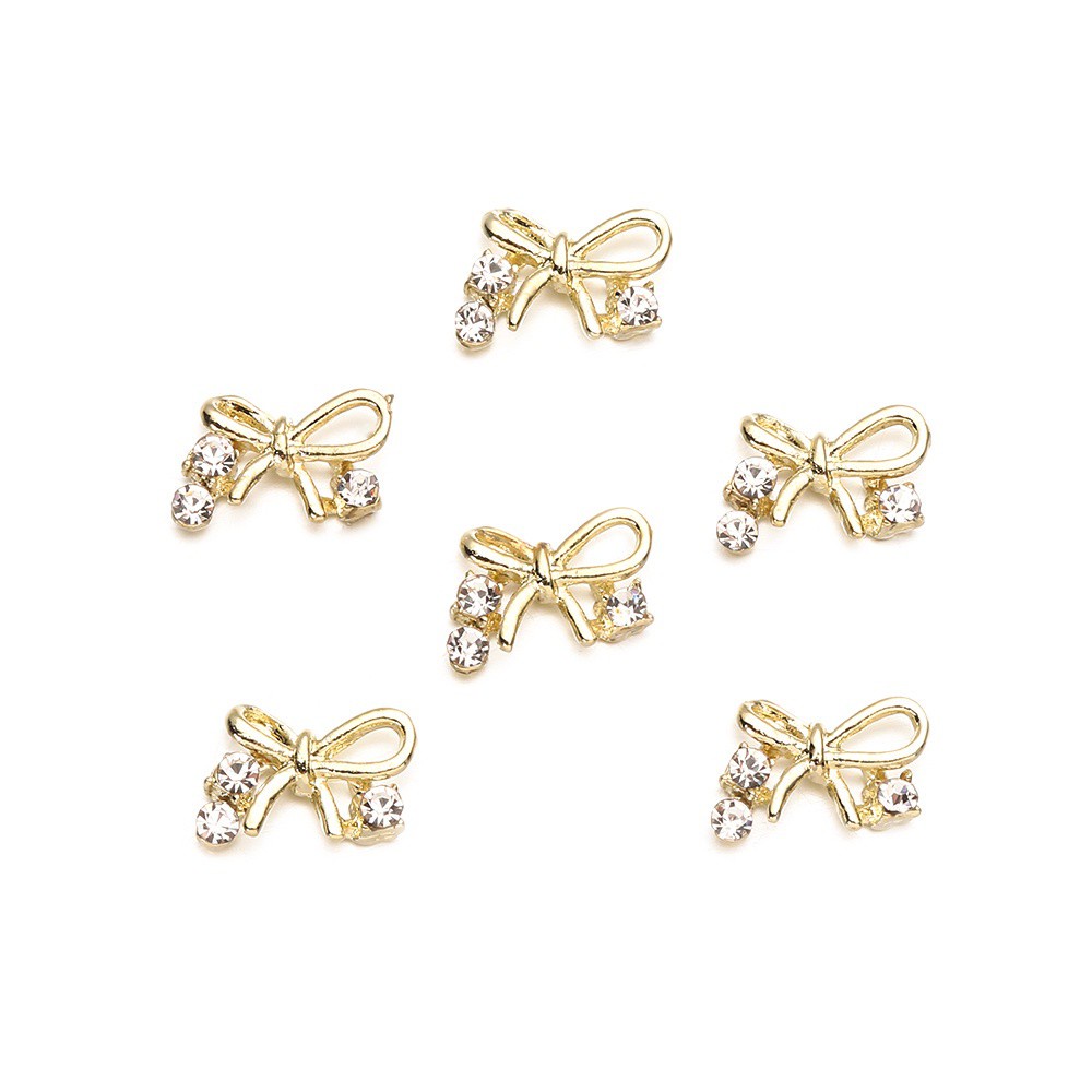 [Hàng mới về] Bộ 20 Miếng Dán Trang Trí Móng Tay 3D Bằng Hợp Kim Thời Trang Nhiều Kiểu Tùy Chọn