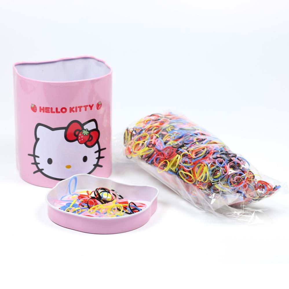 Chun buộc tóc Kitty cho bé (HỘP 2000 CÁI - HỘP DÀI)